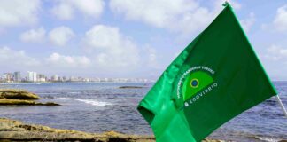 Bandera verda d'Ecovidrio. Alboraia
