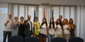 Alumnes del Projecte SETPTEA a l'Ajuntament d'Aldaia