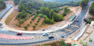 Carretera entre Buñol i Alborache