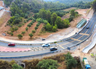 Carretera entre Buñol i Alborache