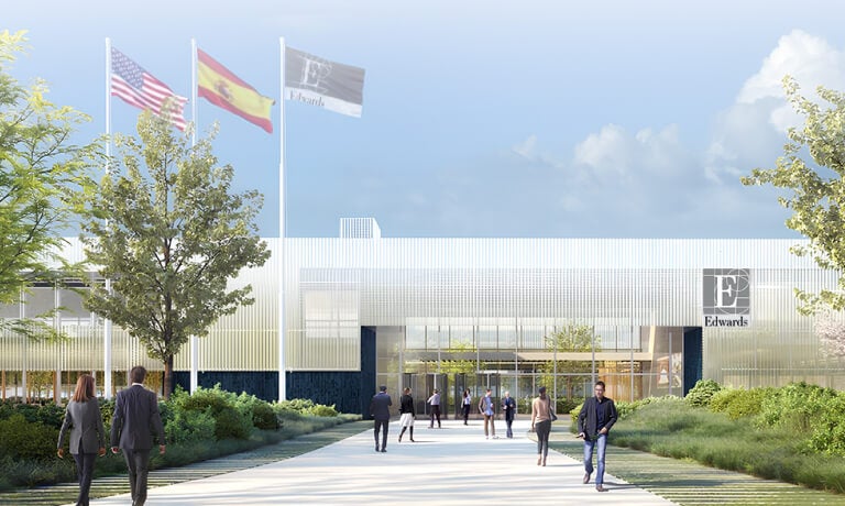 Render de Edwards Lifesciences en Moncada