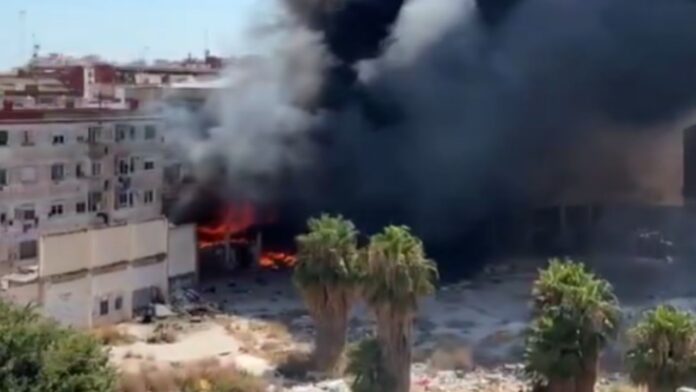7televalencia incendio benicalap Aparatoso incendio en Benicalap