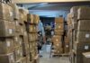 La Policia Local de Paterna desmantella un magatzem amb milers de productes presumptament falsificats Almacén ilegal en Paterna