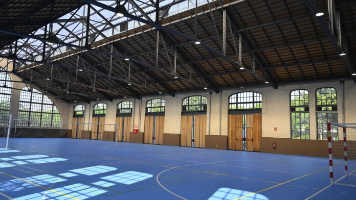 7televalencia polideportivo parc central Pistas del nuevo Polideportivo del Parc Central de València