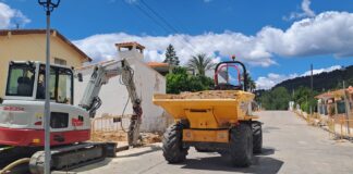 Yátova culmina les obres de millora de l’abastiment d’aigua potable en el Sector Descuento Obres de Yàtova
