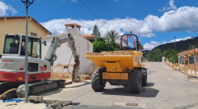 Yátova culmina les obres de millora de l’abastiment d’aigua potable en el Sector Descuento Obres de Yàtova