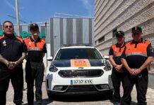 Voluntaris a peu de carrer contra l’onada de calor a la Pobla de Farnals Voluntaris de Protecció Civil de La Pobla de Farnals