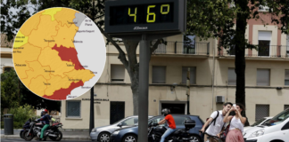 Valencia vive el día más peligroso del verano con alerta roja y temperaturas de hasta 45 grados Valencia vive el día más peligroso del verano con alerta roja y temperaturas de hasta 45 grados