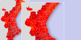 El mapa del calor extremo: estos son los municipios de Valencia en alerta roja El mapa del calor extremo: estos son los municipios de Valencia en alerta roja