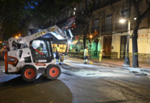 La Gran Vía Marqués del Turia inicia las obras de su reasfaltado La Gran Vía Marqués del Turia inicia las obras de su reasfaltado