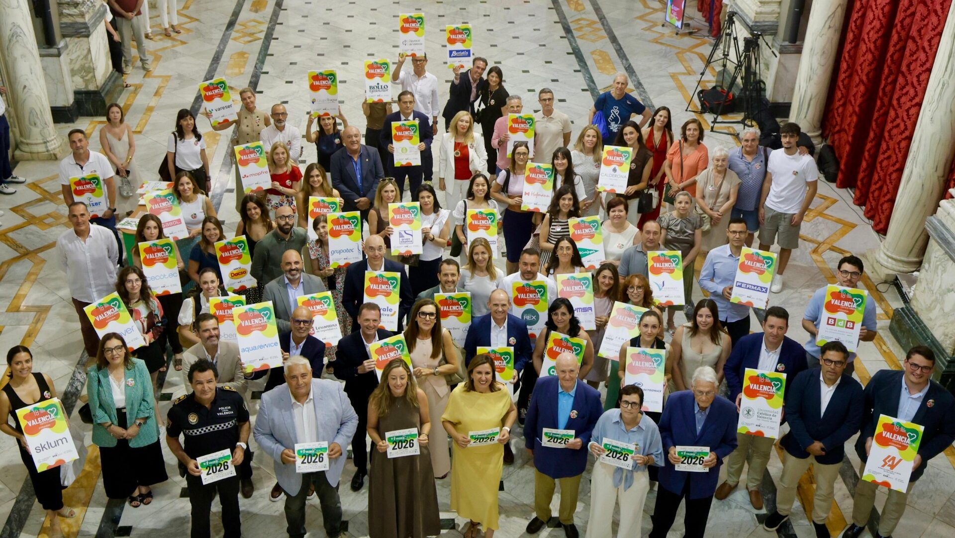 Presentación de la carrera contra el cáncer de Valencia