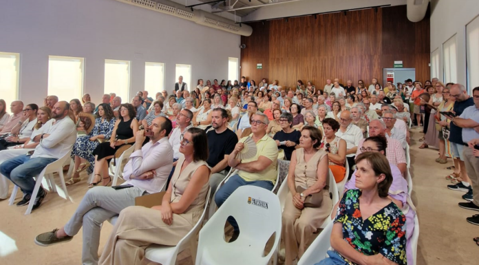 Aldaia estrena la seua nova Biblioteca Municipal amb el lliurament del XVII Premi d’Estudis Locals Sala d'Actes de la nova Biblioteca d'Aldaia