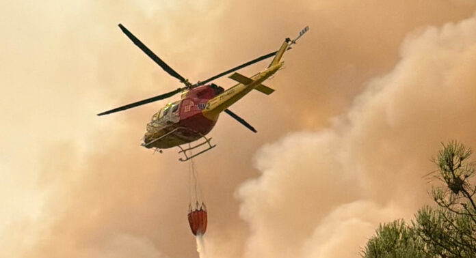 El incendio de Vall d’Uixó sigue activo y ya ha quemado más de 6.000 hectáreas
