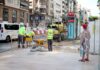 Las obras en la calle Colón llegan a la plaza de Els Pinazos