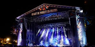 Recinte dels concerts de Festes de Quart de Poblet