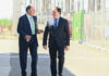 Iberdrola culmina su plan de transformación de la red eléctrica valenciana dañada por la DANA tras invertir 100 millones de euros Ignacio Galán y Juanfran Pérez Llorca en las instalaciones de Iberdrola en Torrent hoy