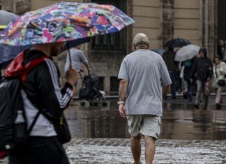 Lluvias en Valencia. EFE