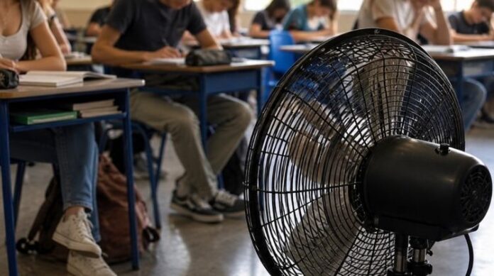 7televalencia ventilador en un aula Ventilador en un aula
