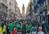 Multitudinaria manifestación por la educación