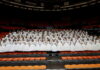 Las 146 candidatas ya miran hacia la noche más esperada: así afrontan la recta final antes del Roig Arena Las candidatas durante el ensayo en Fonteta