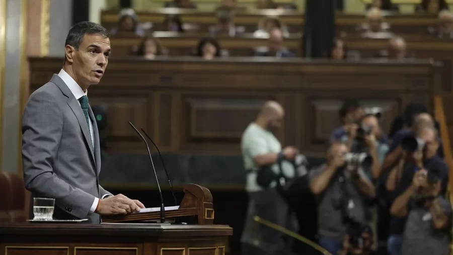 Sánchez comparece en el Congreso para dar cuenta de la situación en Ceuta / EFE