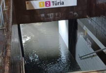Inundaciones en el Metro