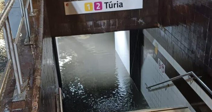 Inundaciones en el Metro