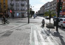 La avenida del Puerto quitará todo su carril bici sobre las aceras de peatones
