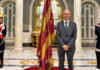 Gosálbez, portador de la Senyera: «Ser muy valenciano es ser muy español» Gosálbez, portador de la Senyera: «Ser muy valenciano es ser muy español»