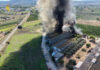 Cinco trabajadores y 3.300 animales rescatados en un incendio en Benaguacil