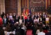 Los galardonados del 9 de Octubre son protagonistas en el Palau de la Generalitat