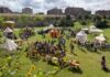 El parque Central se transforma en un campamento que nos traslada a la época de Jaume I