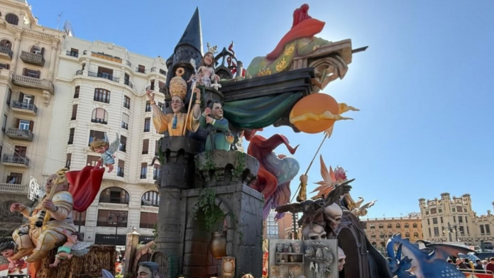 7televalencia-falla-ribersa santa clara Falla del año pasado de la Comisión