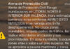 Emergencias envía dos ES-Alert de prevención ante la dana