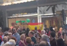 Incidentes puntuales durante la procesión cívica