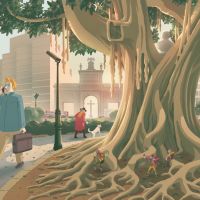 'Glorieta Puerta de la Mar' / Mario Dubla Valencia se ilustra: así dibujan la ciudad 15 ilustradores noveles