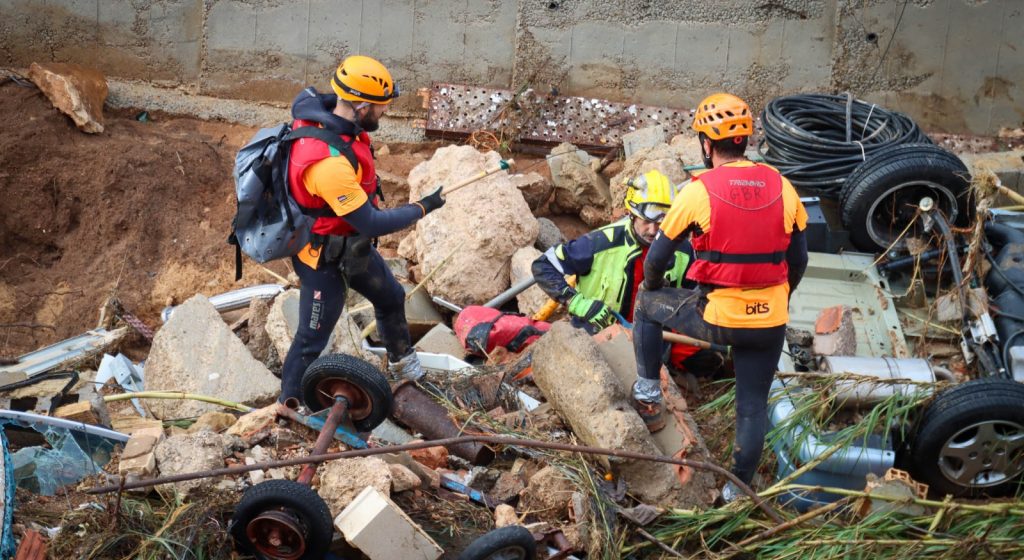 Tareas de rescate y salvamento en Torrent