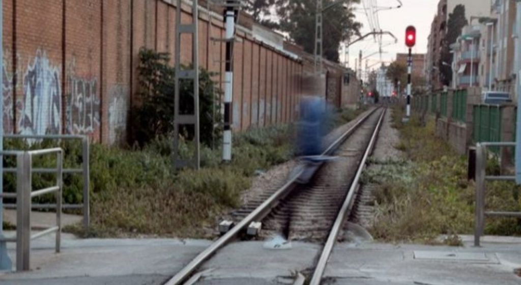 Paso a nivel entre Alfafar y Sedaví